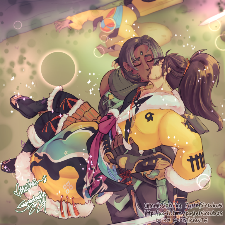 [commission] maccha x hien
